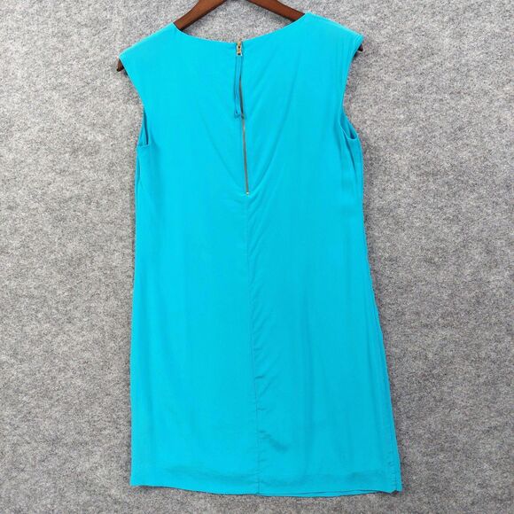Cynthia Rowley Dress Womens Sz 6 Sleeveless Silk Sheath Shift Party Minimalist - Picture 2 of 12